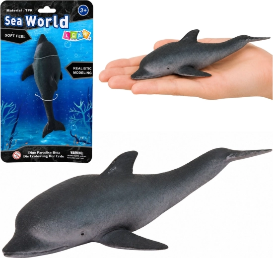 Figurină realistă din cauciuc a unui delfin marin TPR 17,5 cm - 1 bucată