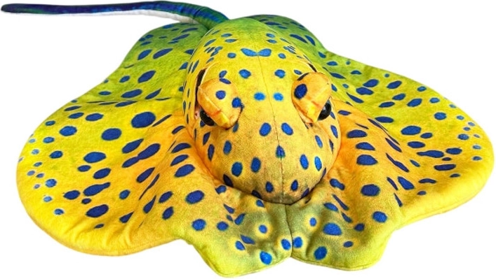 Pisică de mare din pluș galbenă 55 cm