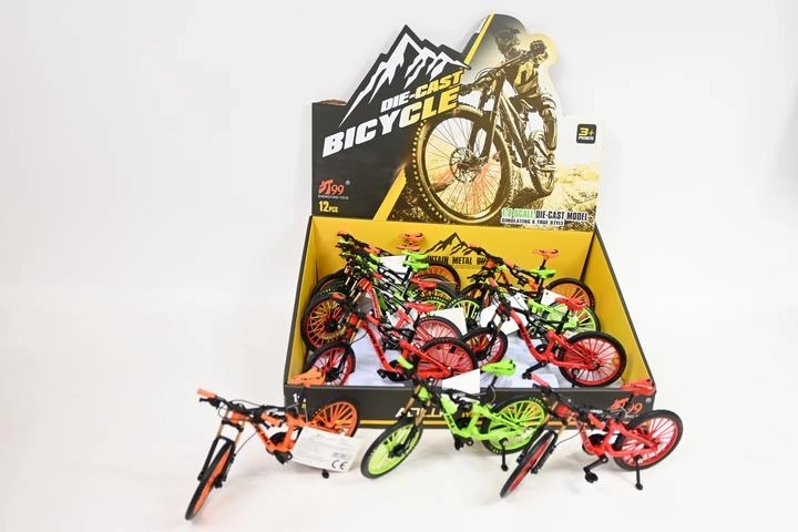 Bicicletă de downhill – model metalic 19 cm (triciclu)