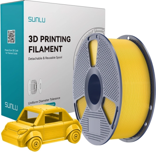 Filament Sunlu PETG galben aprins