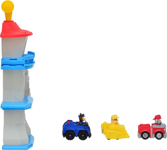 Trei mini vehicule cu cățeluși îndrăgiți