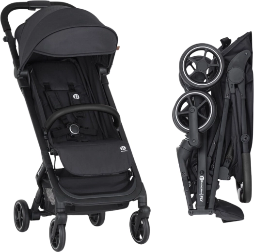 Cărucior sport Petite&Mars Fly perfect black