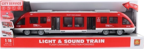 Tren pe baterii cu lumină și sunet – 44,5 cm