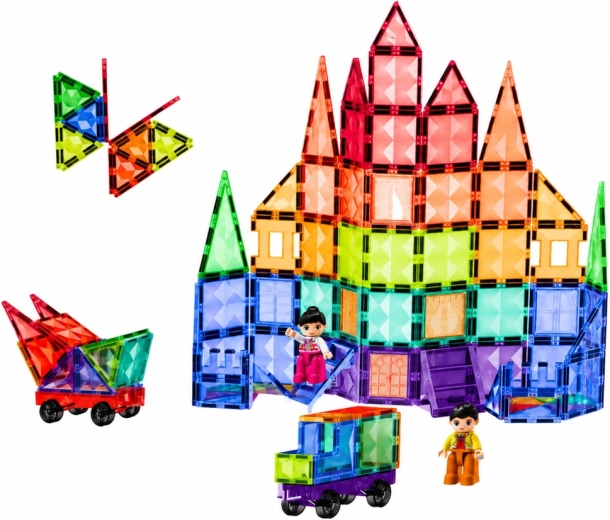 Construirea de vehicule și joaca cu figurine