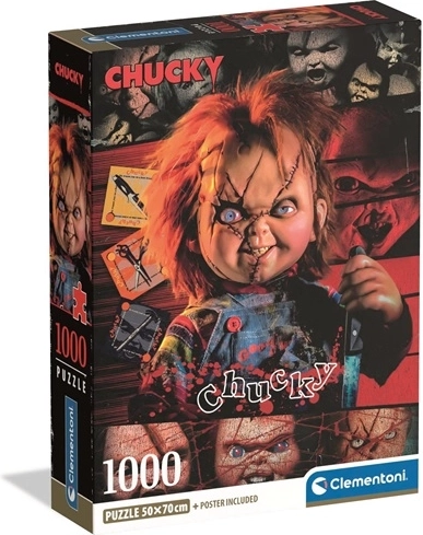 Puzzle Clementoni Horror Collection Chucky 1000 de piese compact