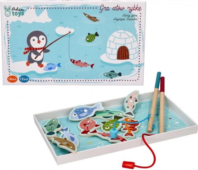 Joc magnetic - Pinguin la pescuit