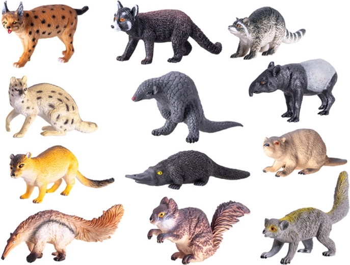 Figurină cu animal sălbatic de pădure 13–16 cm - 1 bucată