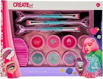 Create It! set de farduri de pleoape pentru copii (11 piese)