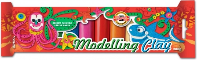 Plastilină 10 culori KOH-I-NOOR
