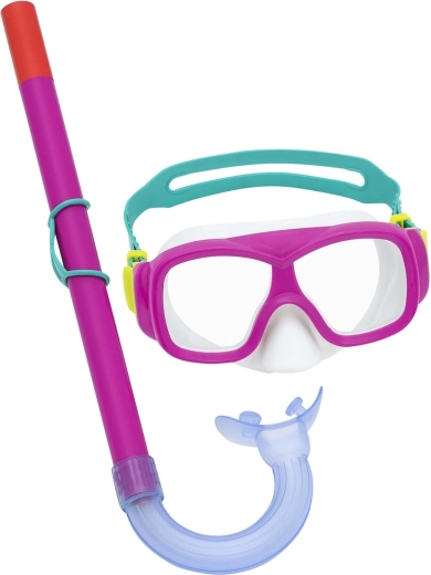 Set roz BESTWAY pentru snorkeling – mască și snorkel pentru tineret