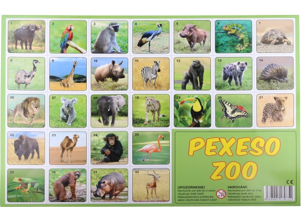 Pexeso ZOO Fotografii Animale