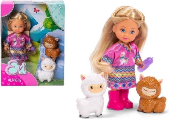Păpușa Evi Love cu alpaca