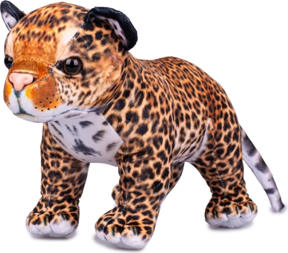 Leopard pătat din pluș 40 cm – jucărie realistă în picioare