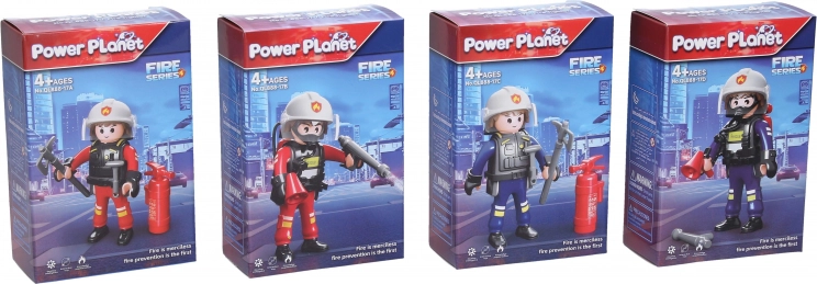 Figurină Pompier Set de Construcție