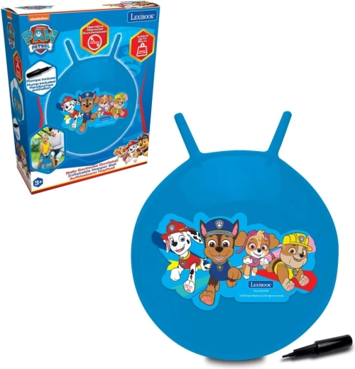 Minge săltăreață cu mânere PAW Patrol albastră 45 cm de la Lexibook