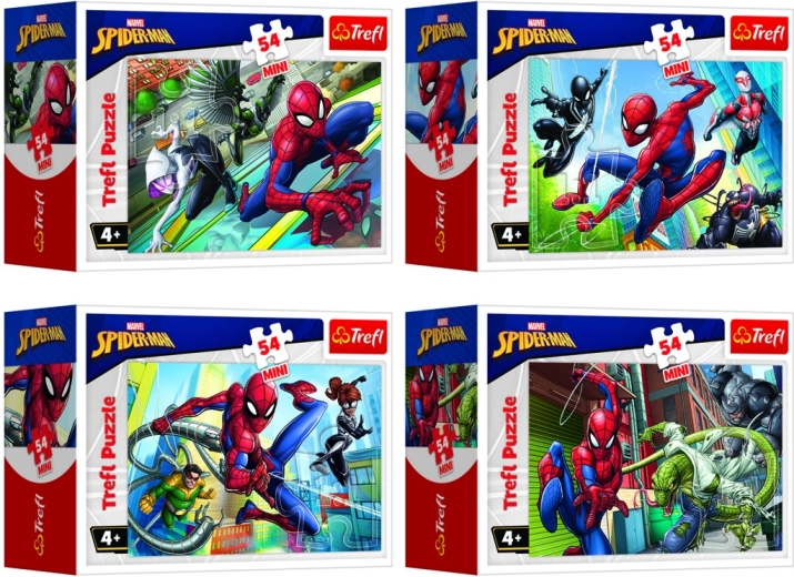 Minipuzzle 54 piese Spider-Man de la Trefl