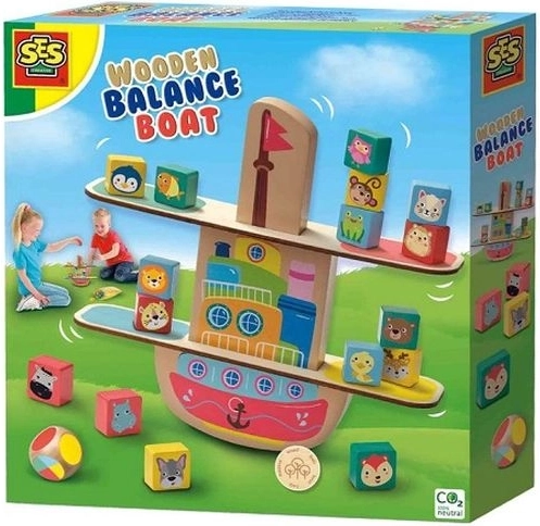 SES barcă din lemn de echilibru