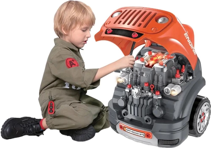 Buddy Toys atelier auto pentru copii – mecanic auto