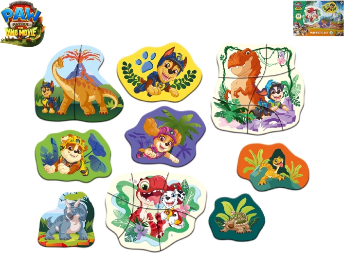 Set magnetic Paw Patrol: The Dino Movie
