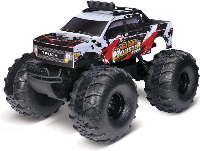 Maisto RC mașină de teren Giant Wheel Offroad albă