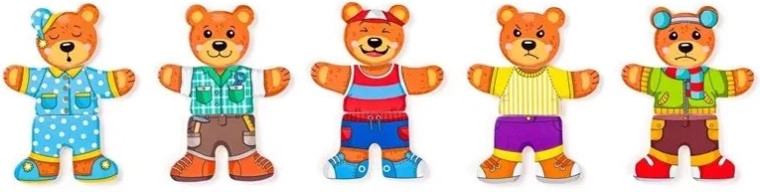 Haine colorate pentru joacă și învățare