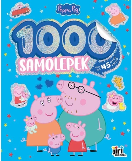 1000 de autocolante cu activități Purcelușa Peppa