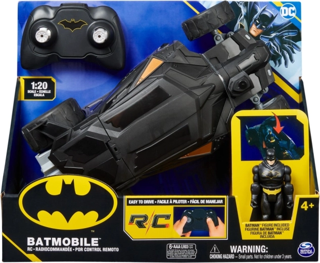 Batman Batmobil RC cu figurină
