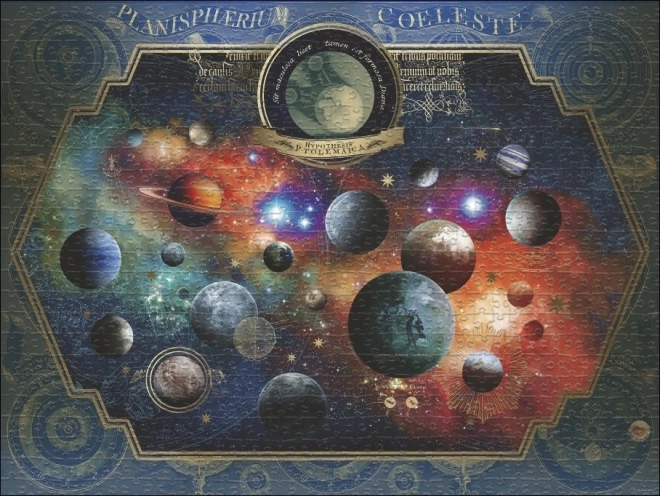 Puzzle Heye Artă Hărți: Universul 1500 de piese