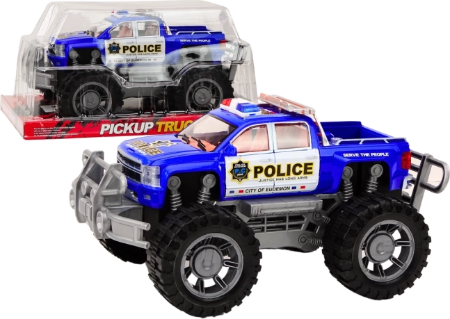 Mașină de Poliție Pickup Albastră Teren