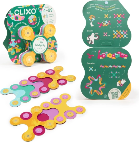 Clixo Tiny & Mighty Jungle – set de construcție magnetică 9 piese