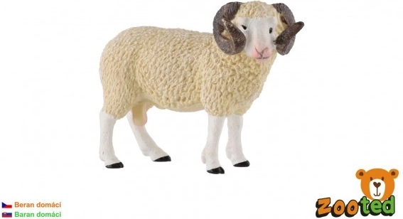 Figurină realistă din plastic a unui berbec