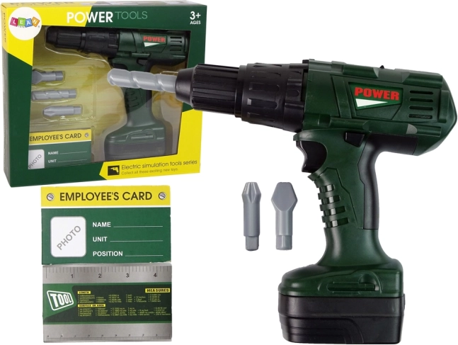 Bormașină DIY Bormașină verde pe baterii