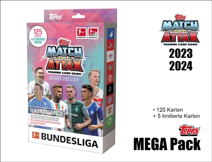 Topps Match Attax Bundesliga 2023/2024 pachet mega