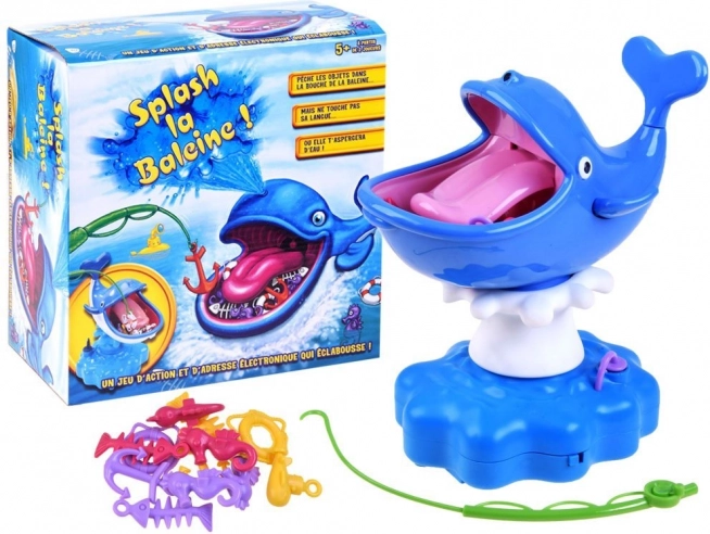 Joc de îndemânare cu balena de apă