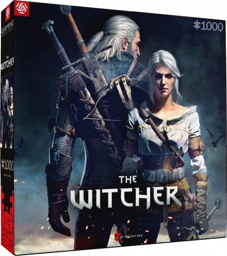 Puzzle The Witcher – Geralt și Ciri 1000 piese