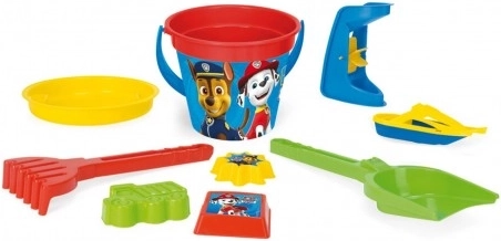 Set de nisip 9 piese Patrula Căţeluşilor