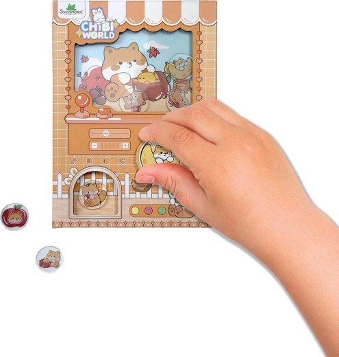 Chibi lume caiet gashapon – câine - 1 bucată