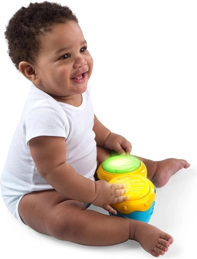 Panou muzical cu tobe, lumini și învățare multilingvă