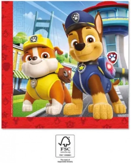 Șervețele din hârtie Paw Patrol 33 × 33 cm (20 buc.)