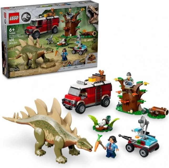 LEGO Jurassic World Misiuni cu dinozauri: Descoperă stegozaurul