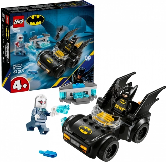 LEGO® DC Batman™ 76301 Batman™ și Batmobilul vs. Mr. Freeze™