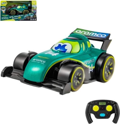 Mașină de Formula Aston Martin cu telecomandă, 19 cm