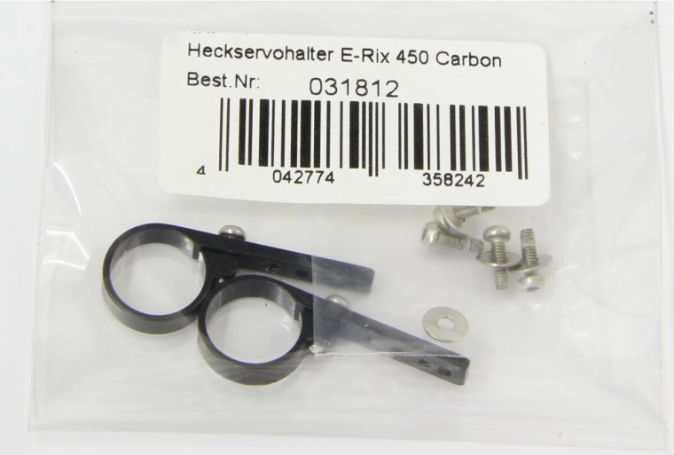 Suport posterior pentru servo pentru E-Rix 450 Carbon JAMARA