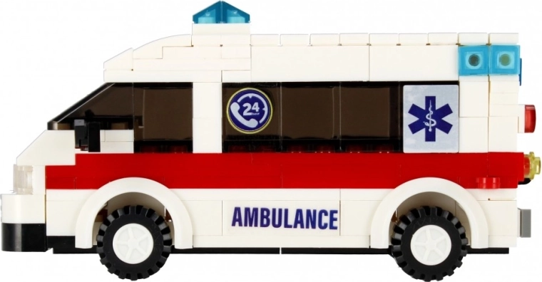 Ambulanță realistă cu detalii funcționale