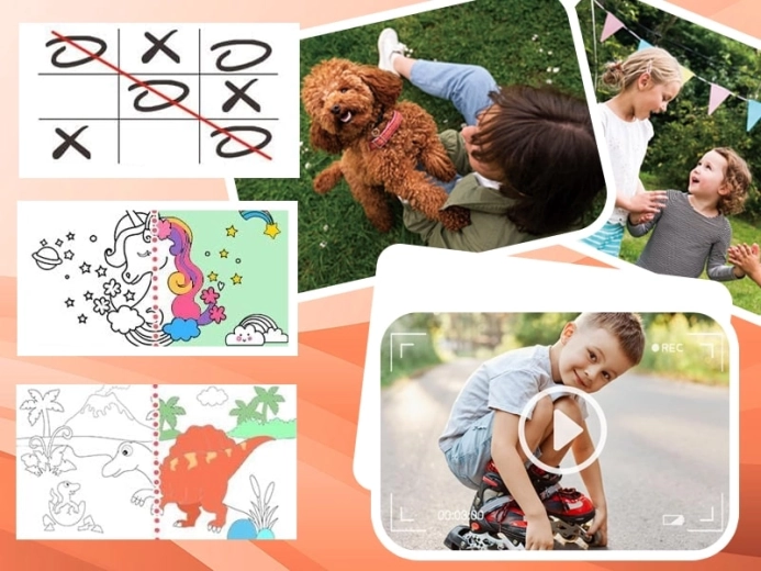 Fotografii, video 1080P și jocuri distractive