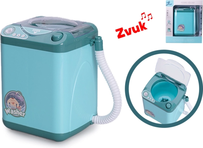 Mașină de spălat pentru copii cu sunete și lumini, 14 × 10,5 cm
