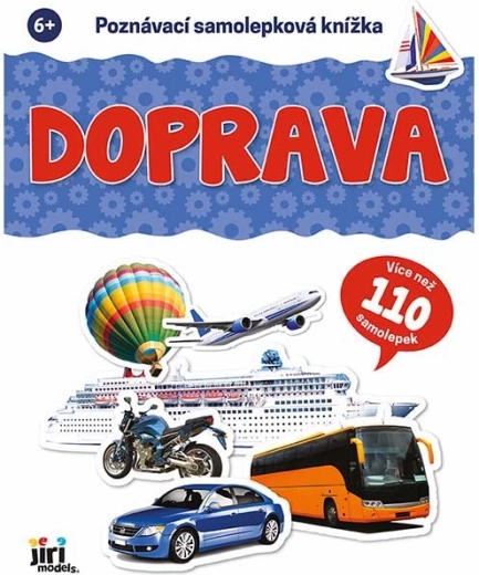 Carte educativă cu autocolante – Transport