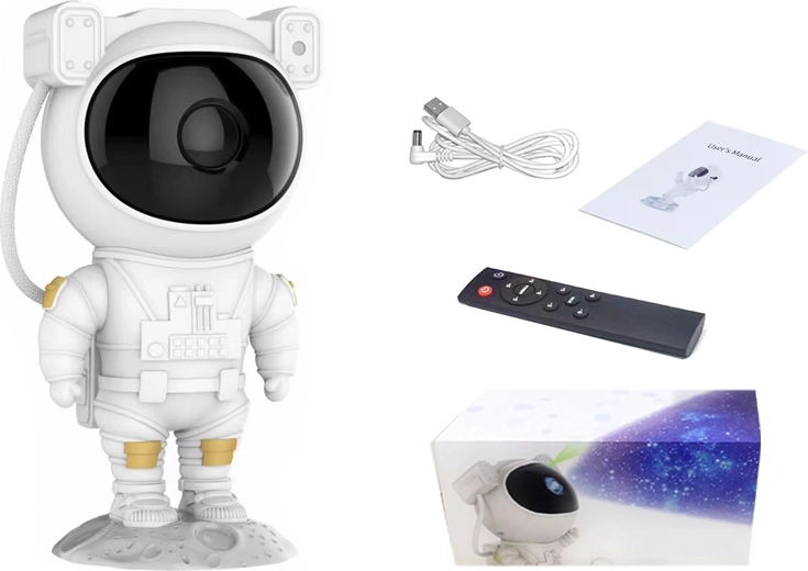 Veioză de noapte și proiector de stele Astronaut