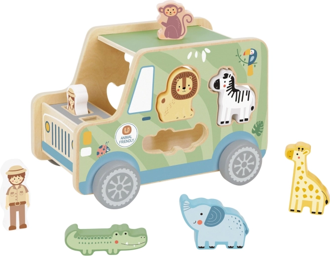 Set din 9 piese cu animale și explorator