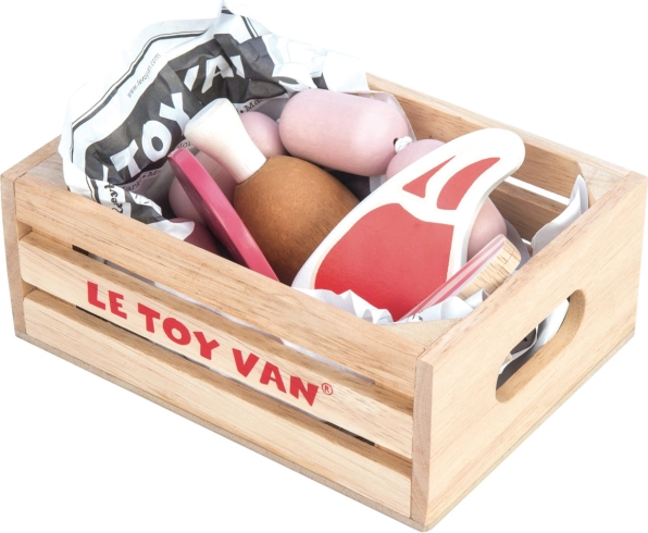 Le Toy Van cutie din lemn cu mezeluri